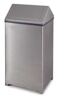 Trash Can, WasteMaster, Stainless SteelUnited Receptacle, Inc.